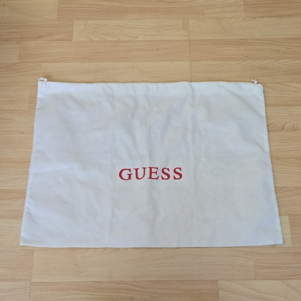 Guess Logo White Dust Bag Storage Bag 20"×15"